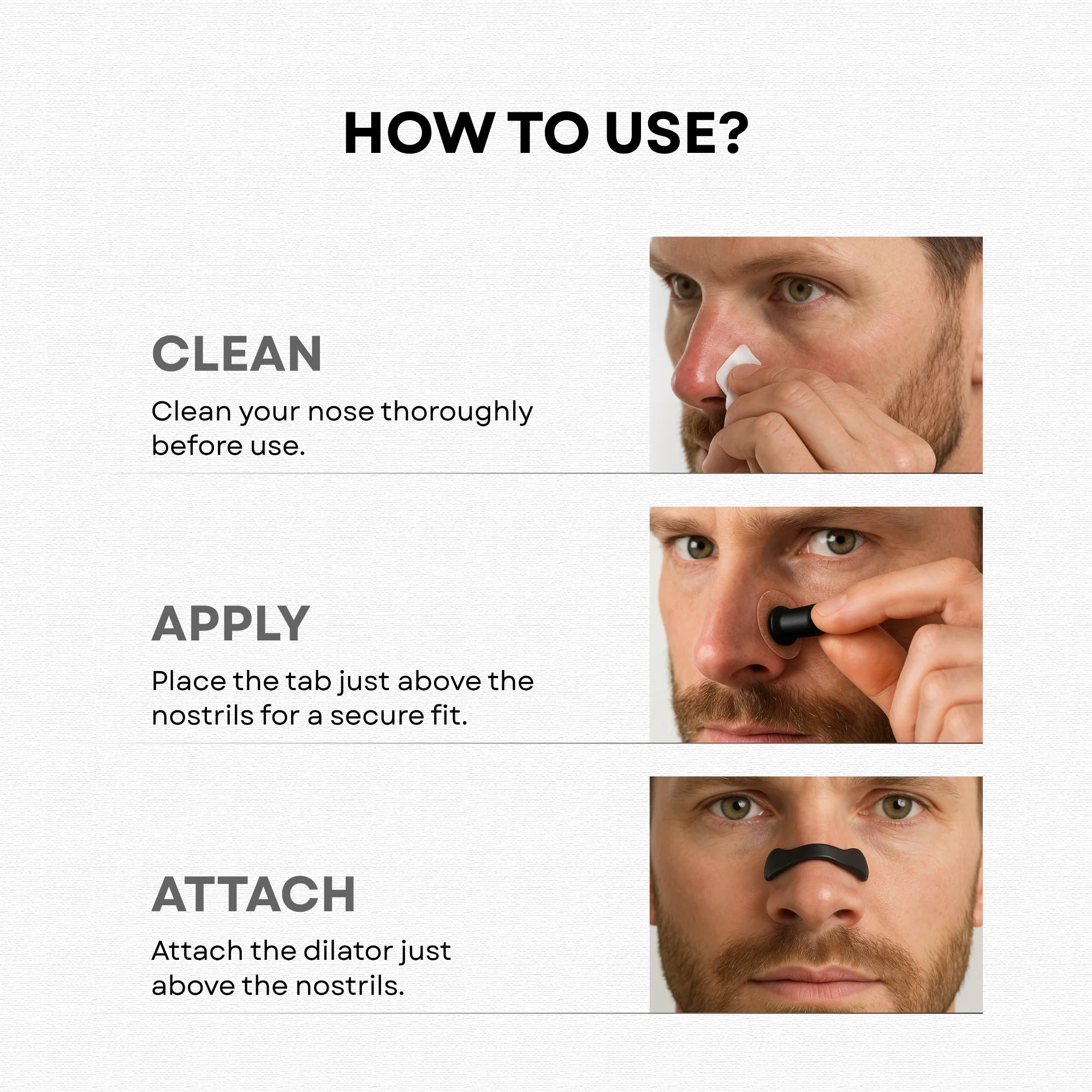 Magnetic Breathing Nasal Strip