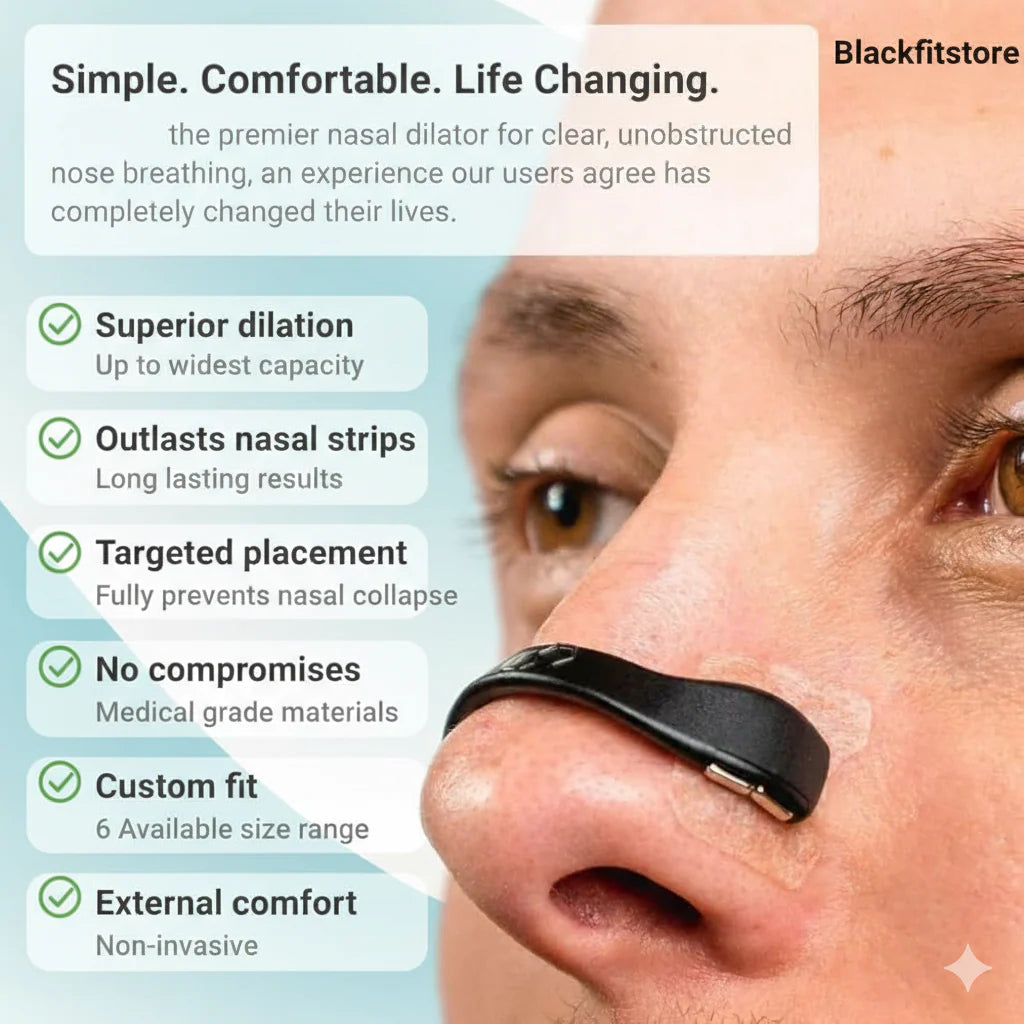 Magnetic Breathing Nasal Strip