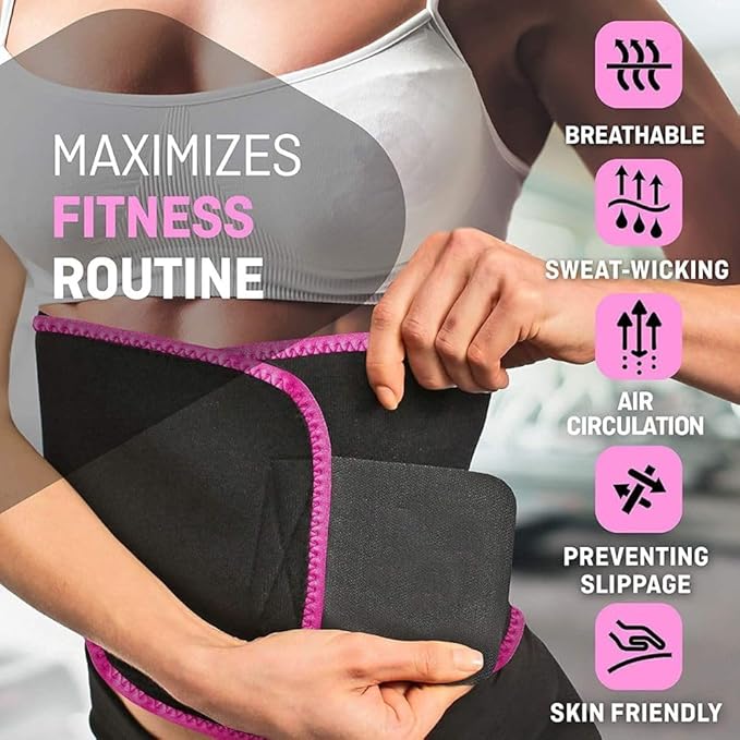 Adjustable Waist Trimmer Sweat Belt